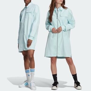 Adidas Sky Blue Shirt Dress